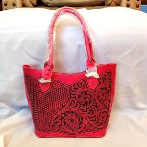 Pink Western Shoulder Bag